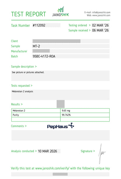 Melanotan II  (MT2) 10mg